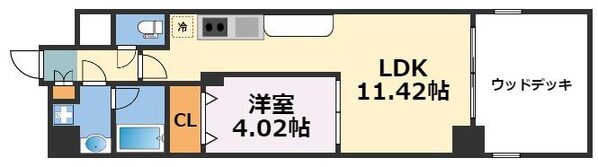 プレジオ鎗屋町の物件間取画像